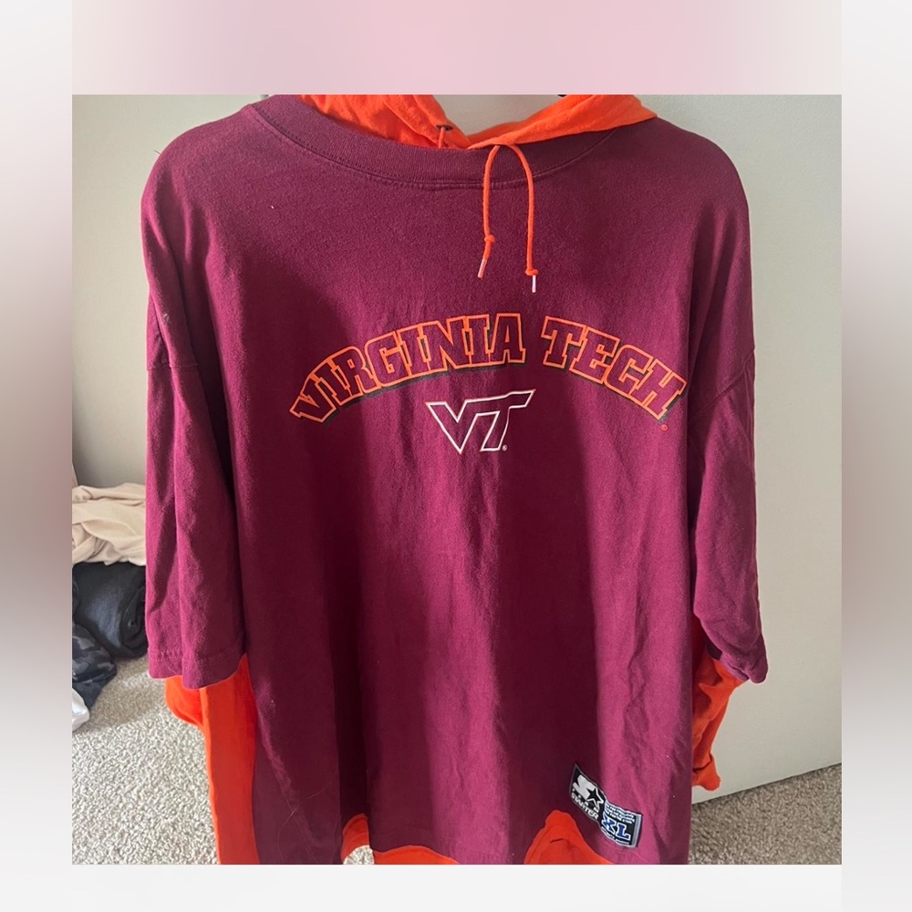Vintage Virginia Tech Starter Sweatshirt